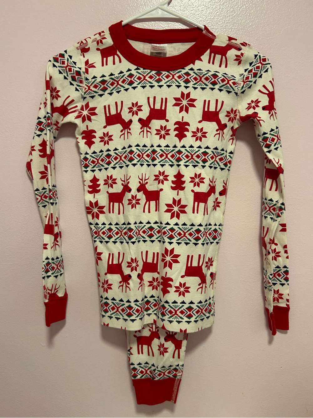 Hanna Andersson Dear Deer Pajamas Sz 150 or 12